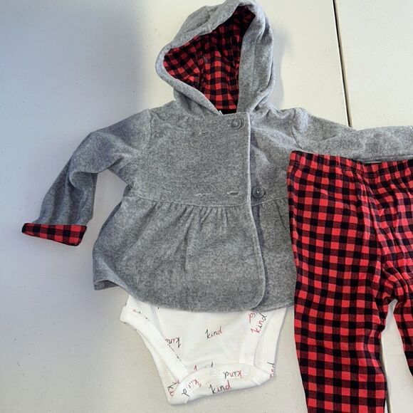 Nwt gorgeous plaid 3 piece outfit - Picture 2 of 2